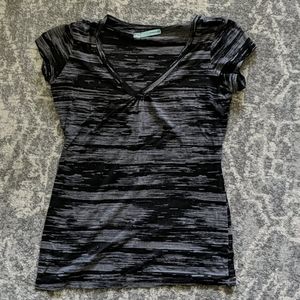Maurices Black and Grey Burnout Tee